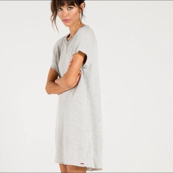 NWT N:Philanthropy CalaLilly Gray Mini Sleeve Sweatshirt Dress Size Small - Picture 4 of 16